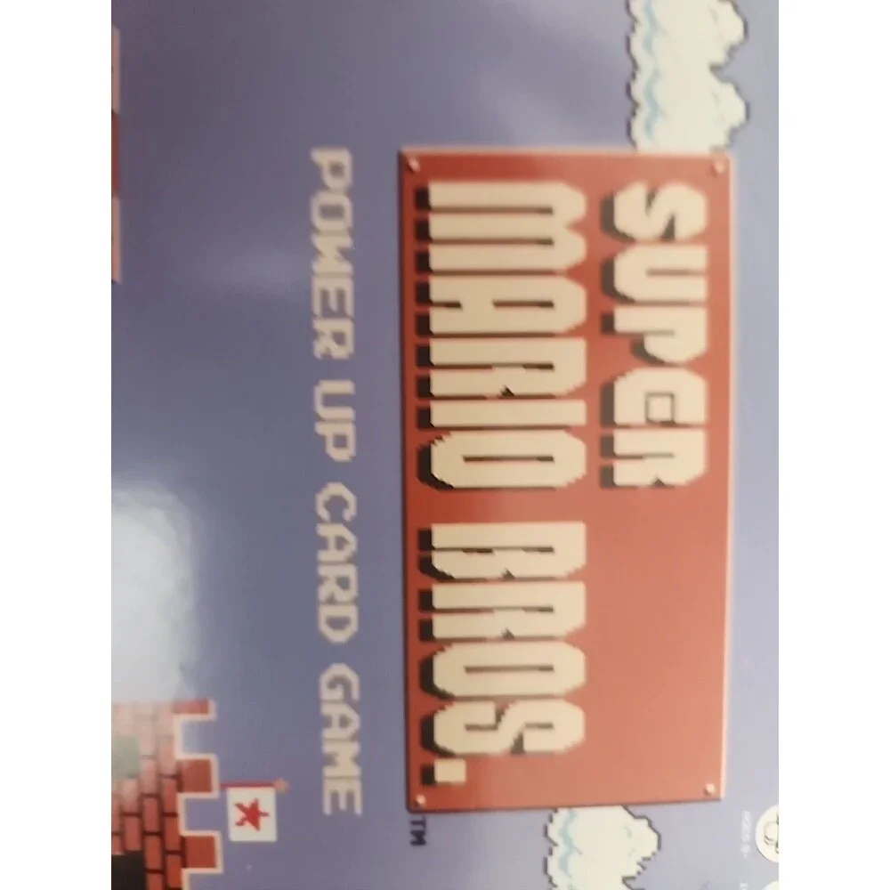 Super Mario Bros Power Up Card Small Box Board Game